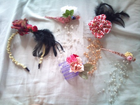 近代花魁ファッションショーの為に制作した一部です。